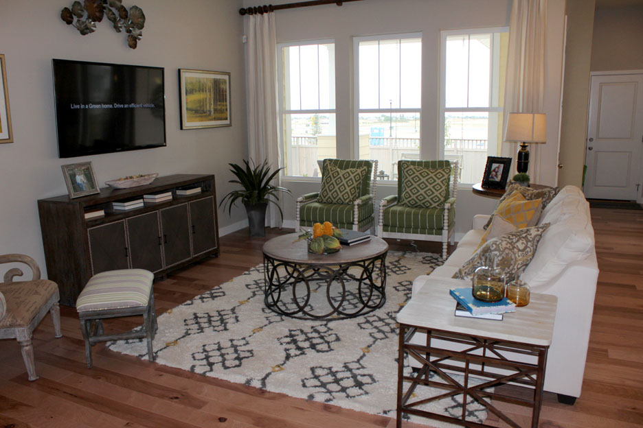 Living Area in Rockport Model