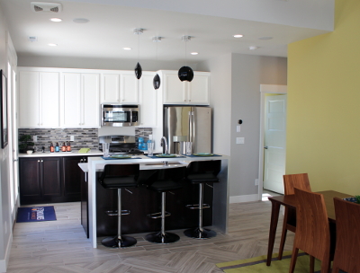 Kitchen in Mews Townhome Model