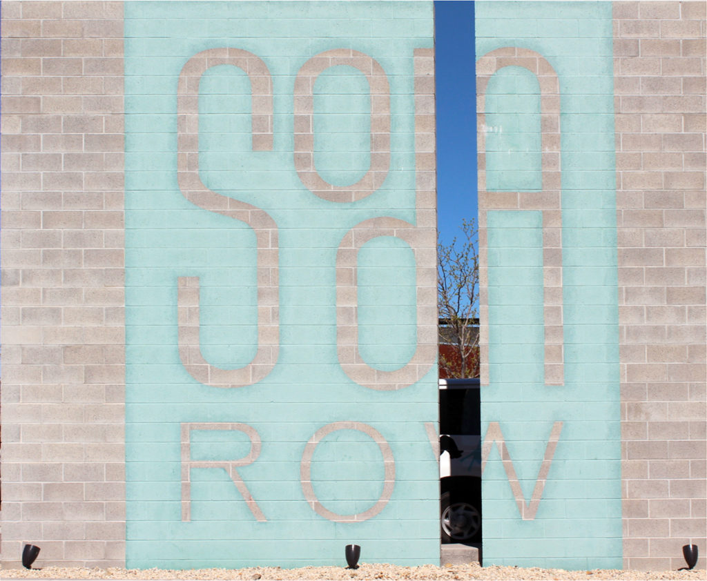 SoDa Row sign