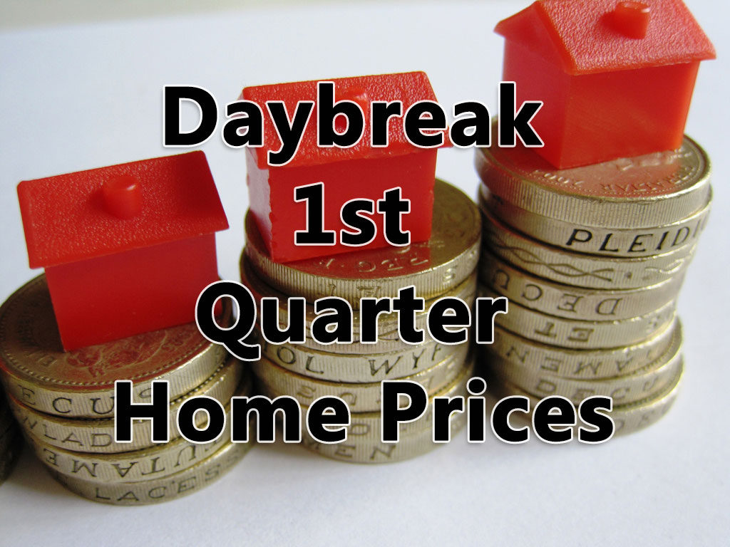 Daybreak Home Prices 1st Quarter 2017