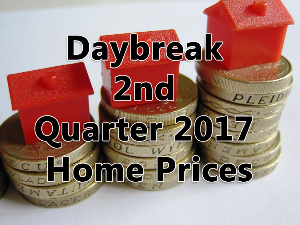 Daybreak Home Prices 2nd Quarter 2017
