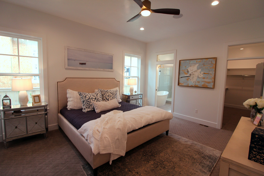 Master Bedroom in The Harbor - Island Cottages by Rainey Homes