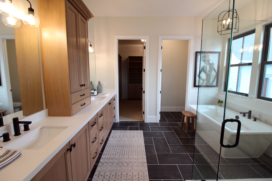 The Reunion Master Bathroom - Island Estates by Rainey Homes