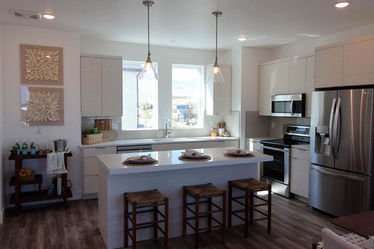 Kitchen in Park View Collection 'C' townhomes