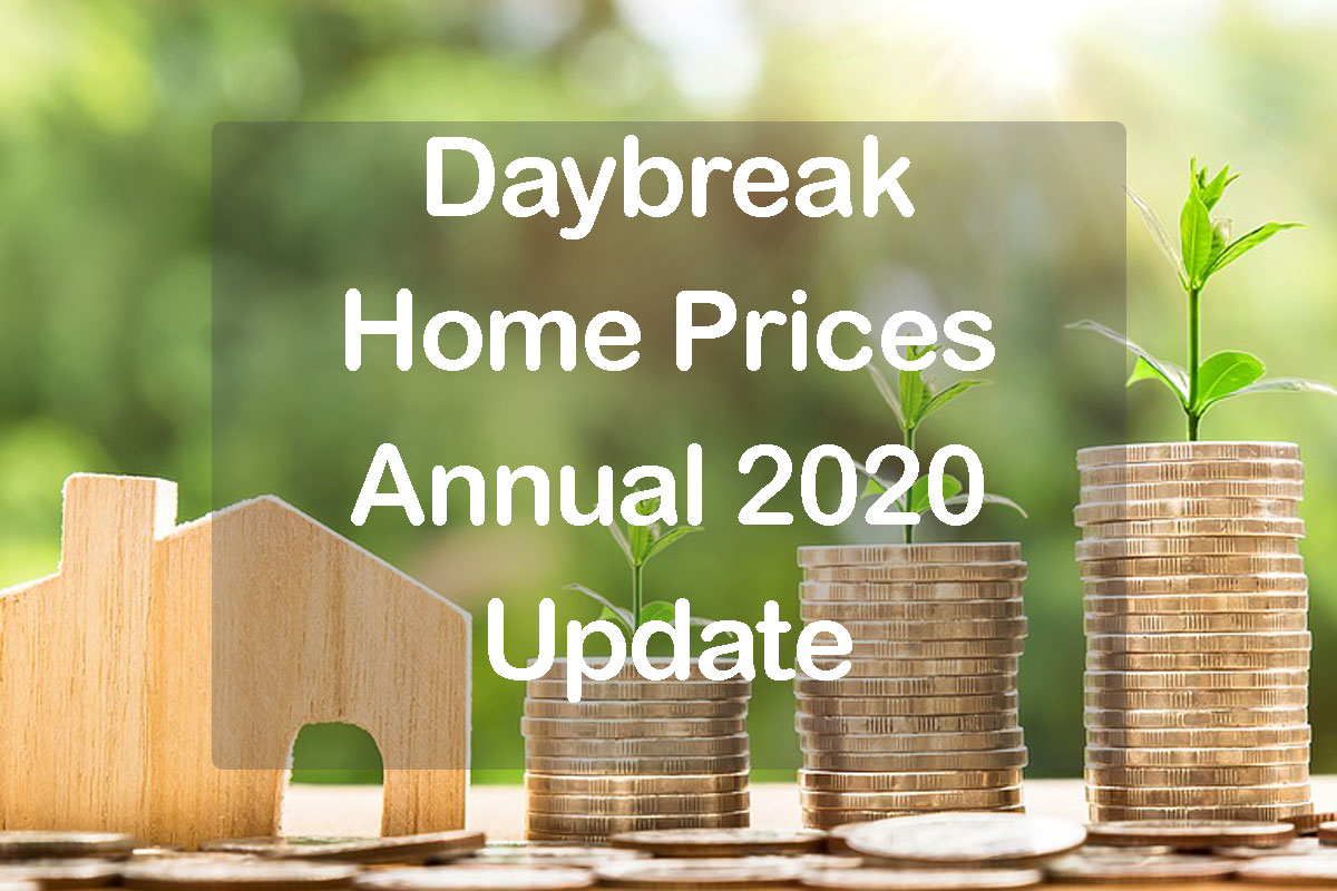 Daybreak Home Prices Annual 2020 Update