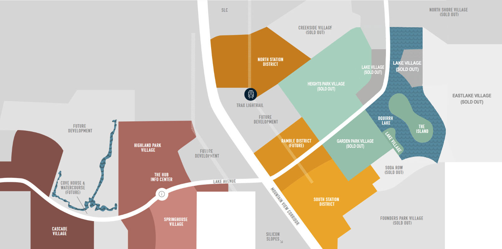 Daybreak Villages Map