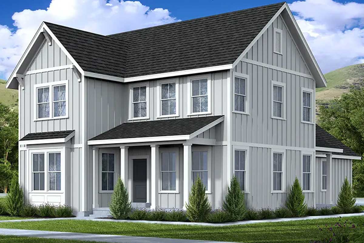 The Trio in the Parkline Series by Fieldstone Homes Cascade Village Daybreak