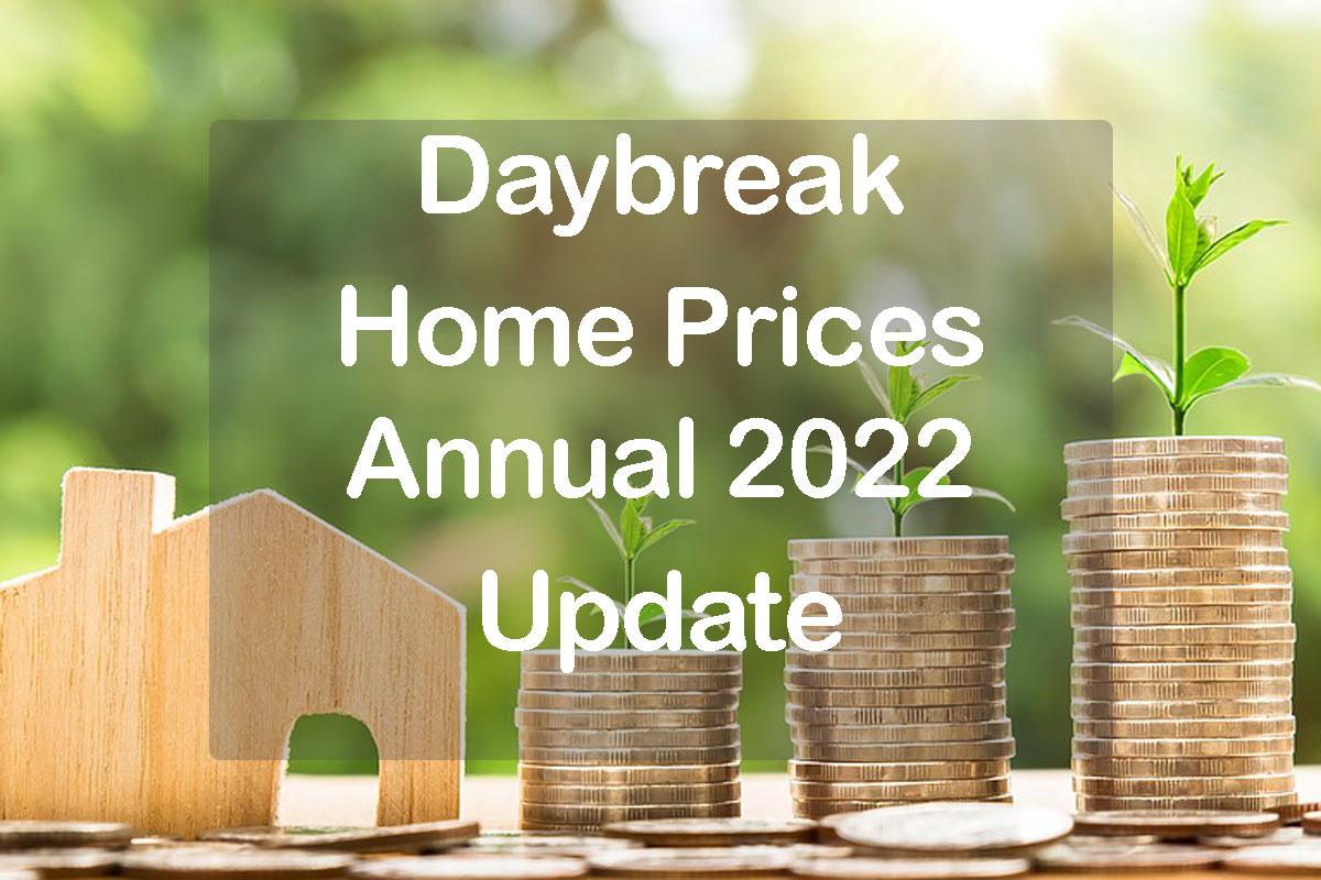 Daybreak Home Prices Annual 2022 Update